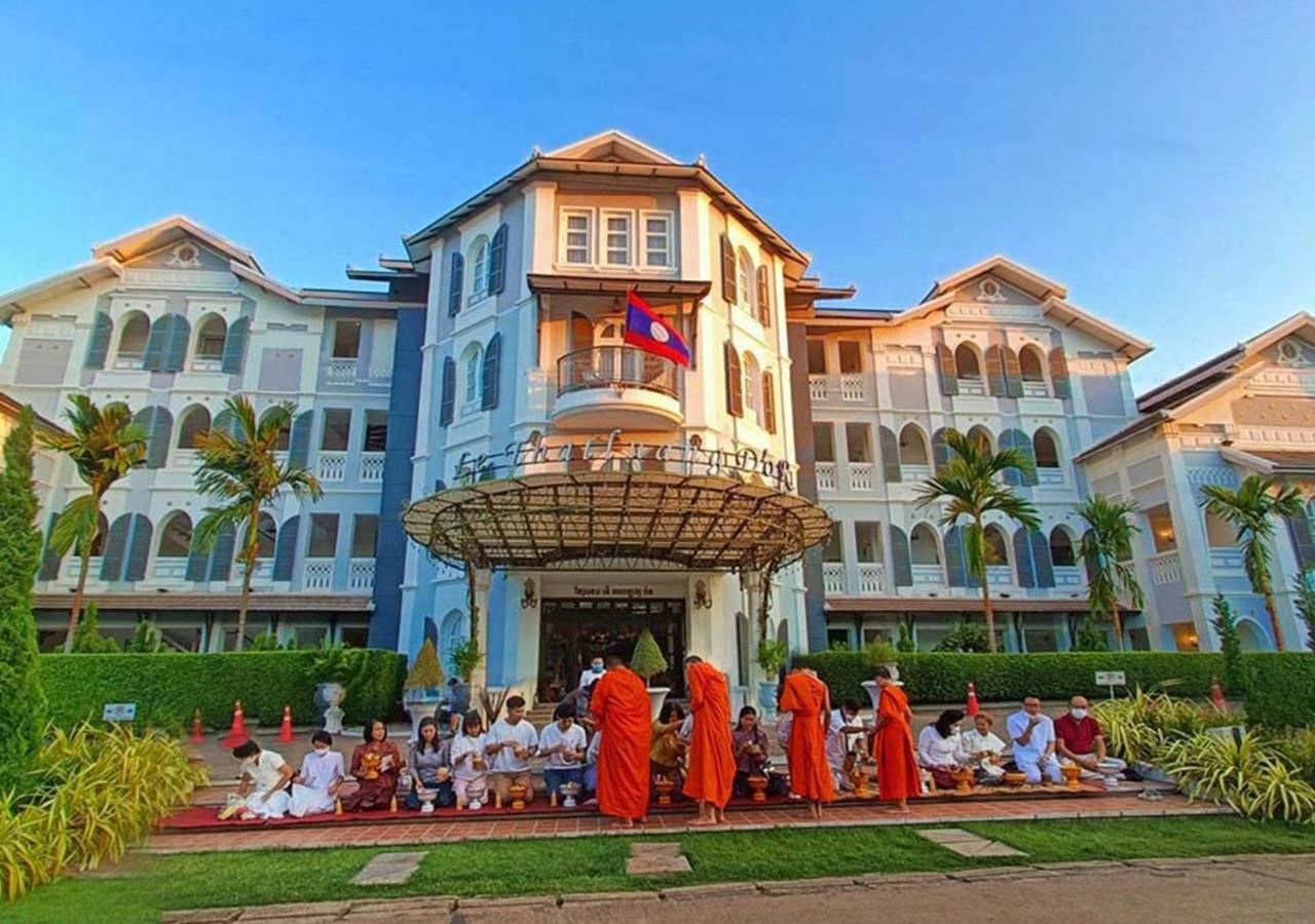 Le Thatluang D'Or Boutique Hotel Vientián Exterior foto