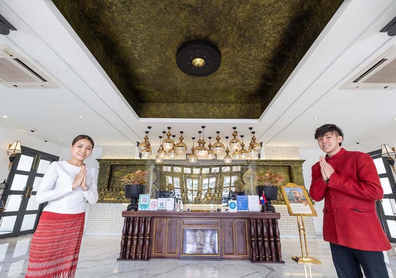 Le Thatluang D'Or Boutique Hotel Vientián Exterior foto